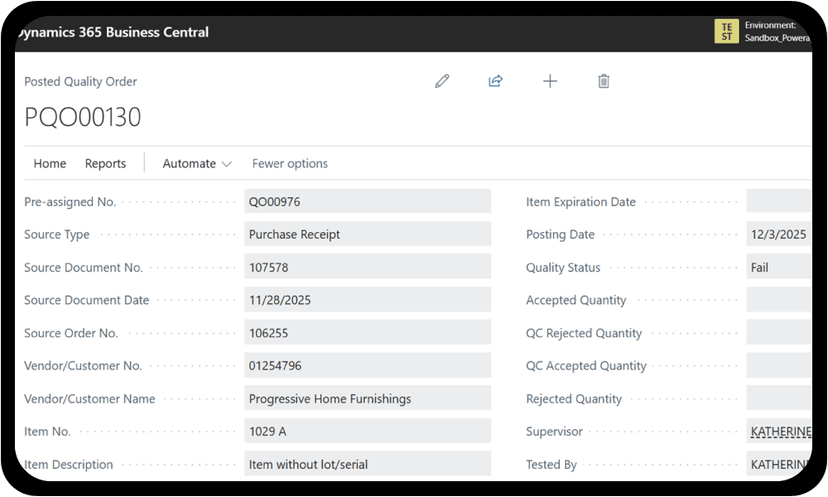 follow-up actions interface