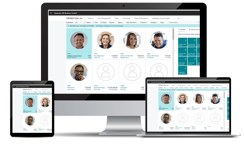 Business Central Dashboard 3