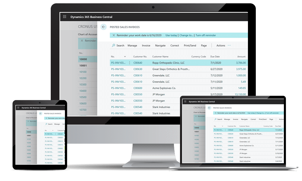 Business Central Dashboard 6