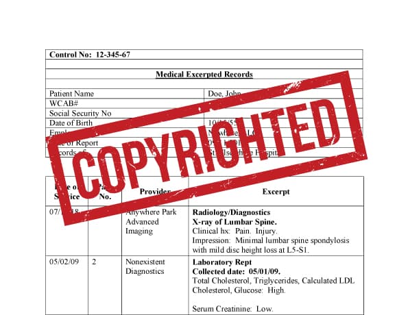 Medical Summary Report