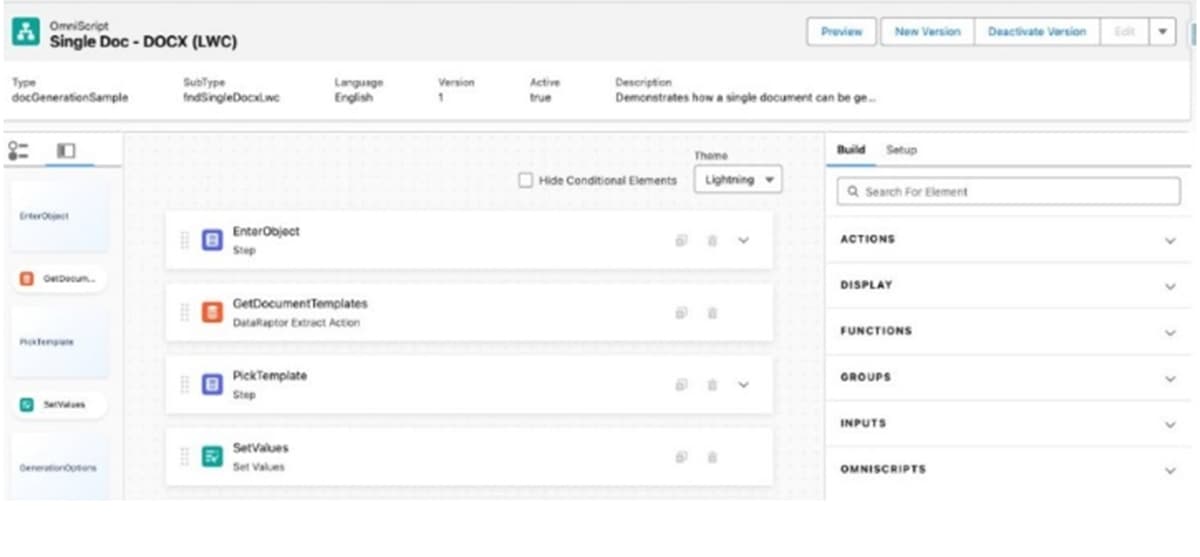 Omnistudio Document Generation